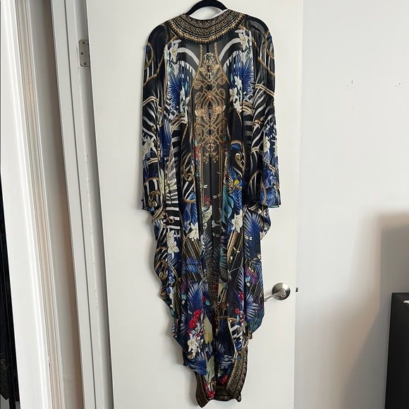 Camilla Elegant Multicolor Kimono Robe - Picture 5 of 9